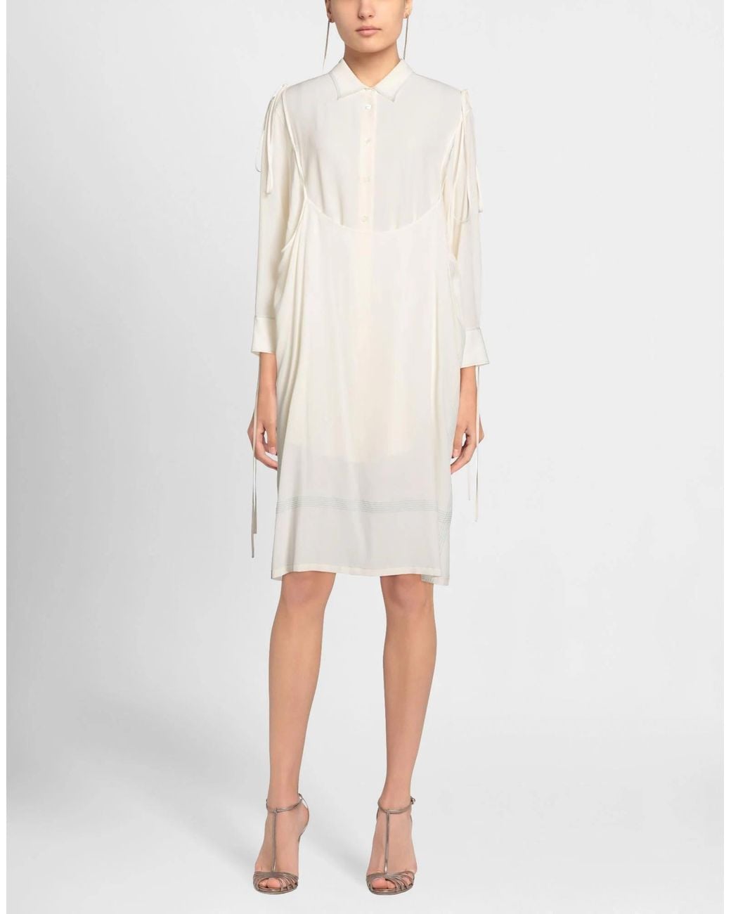Marni White Shirt Dresses