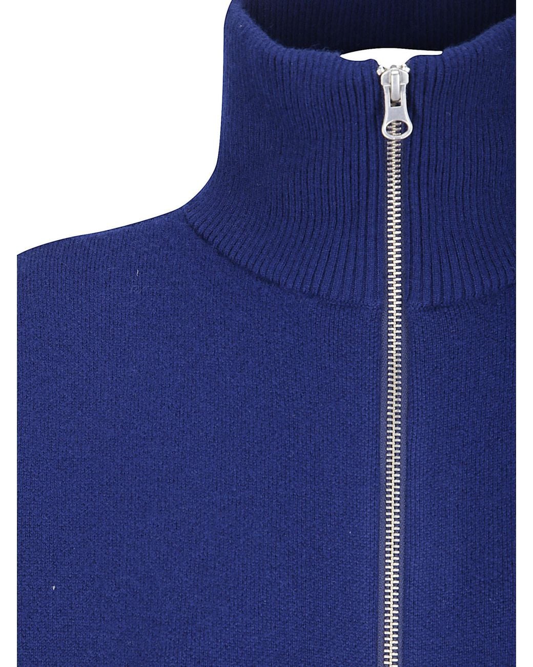 Extreme Cashmere Blue Xtra Cute Zip-Up Cardigan