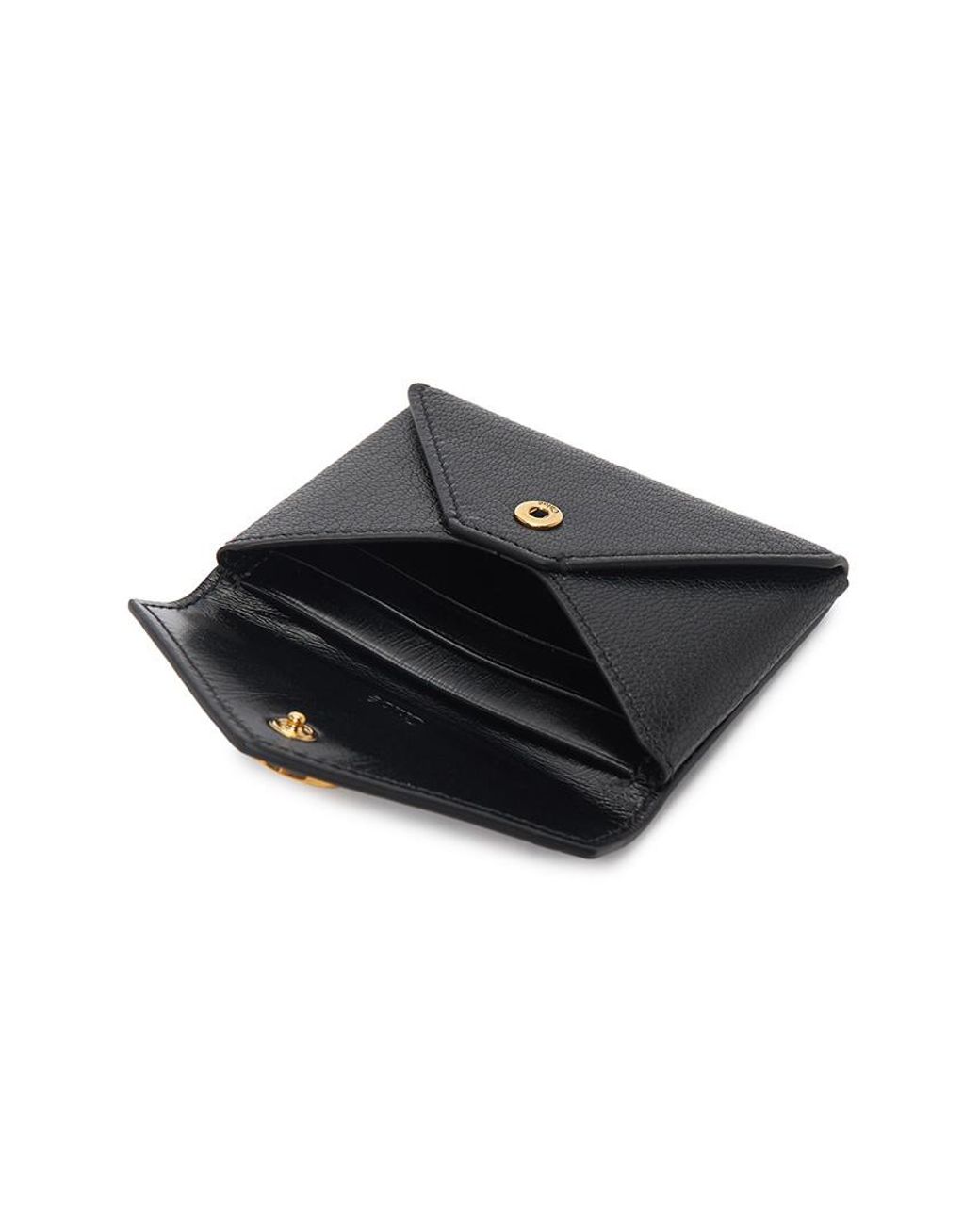 Chloé Black Chloé Envelope Card Holder Wallet