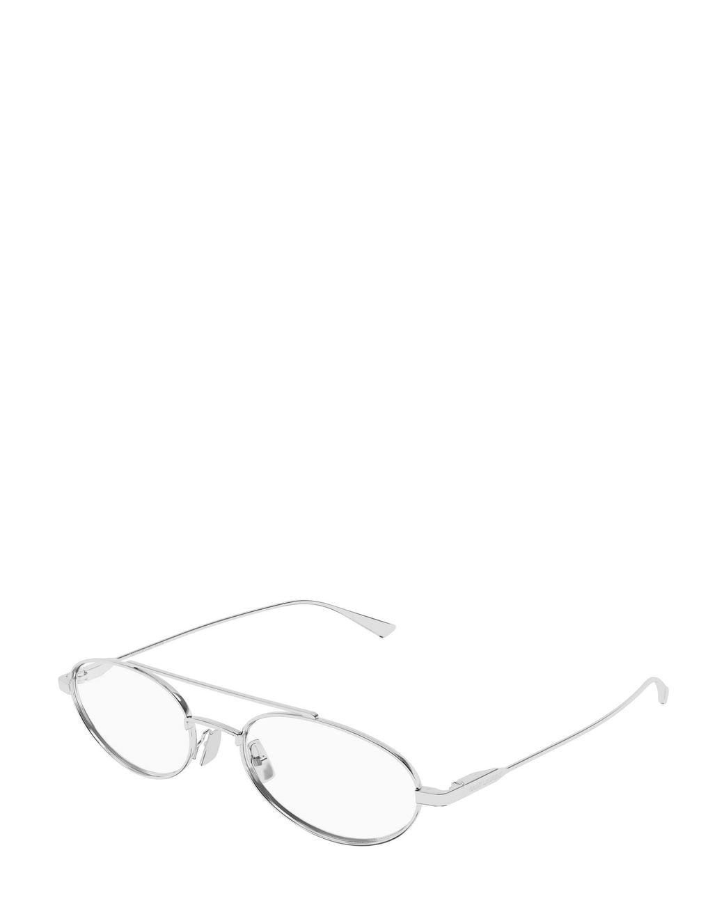 Saint Laurent White Pilot-Frame Double-Bridge Glasses for men