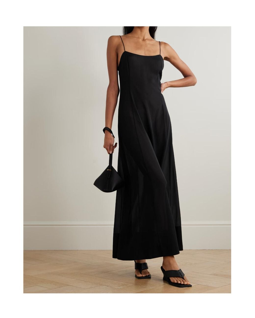 St. Agni Black Sleeveless Dress