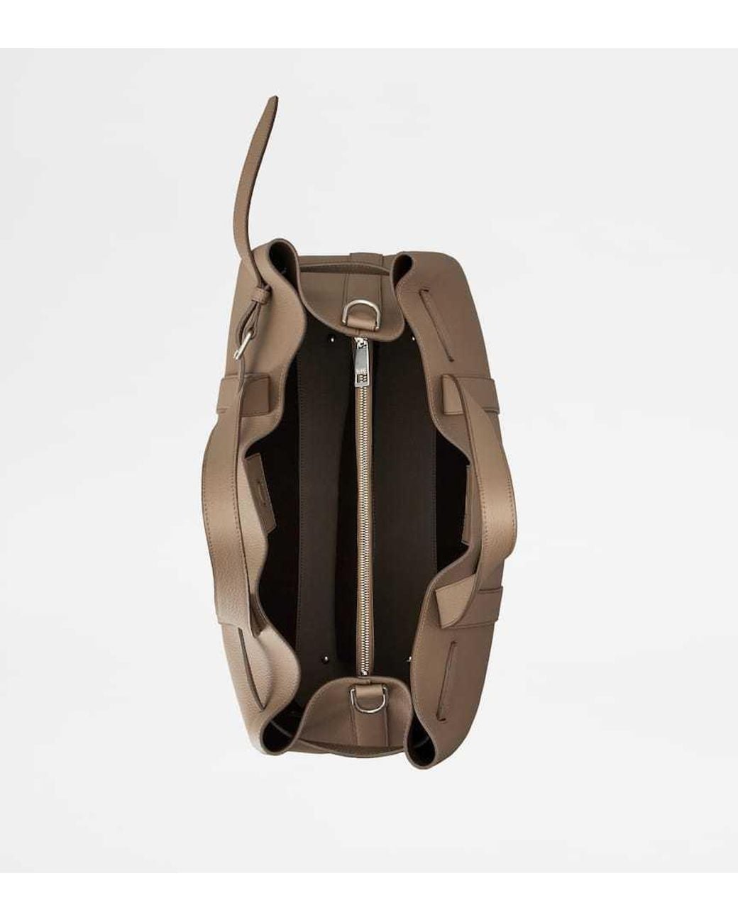 Tod's Natural T Timless Leather Shoulder Bag