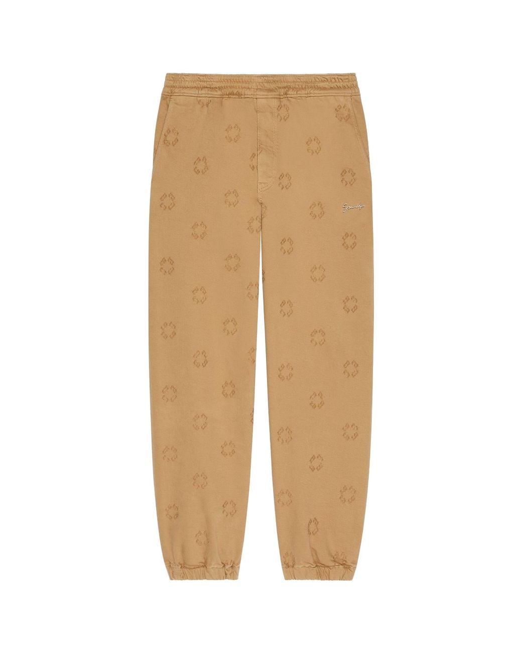 Givenchy Natural Logo Detailed Elastic-Waist Pants for men