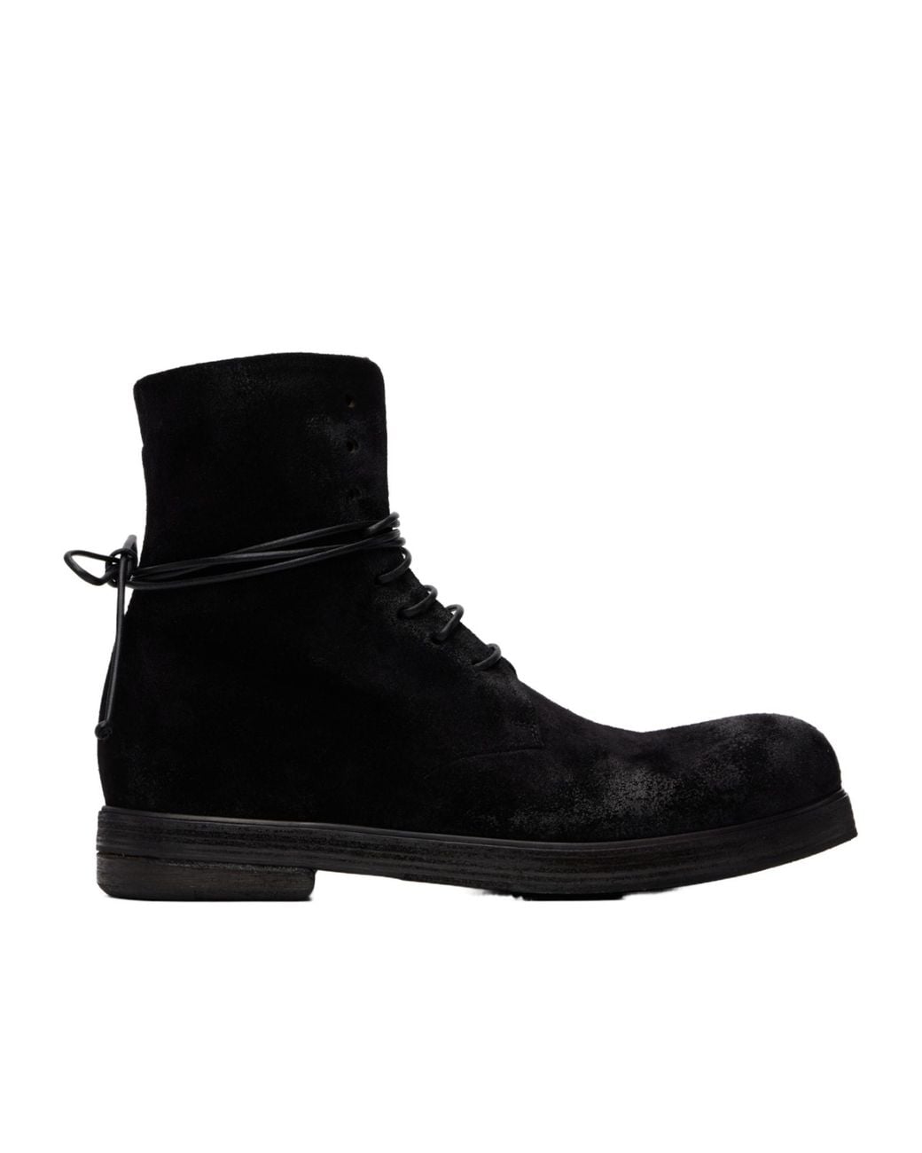 Marsèll Black Zucca Zeppa Ankle Boots for men