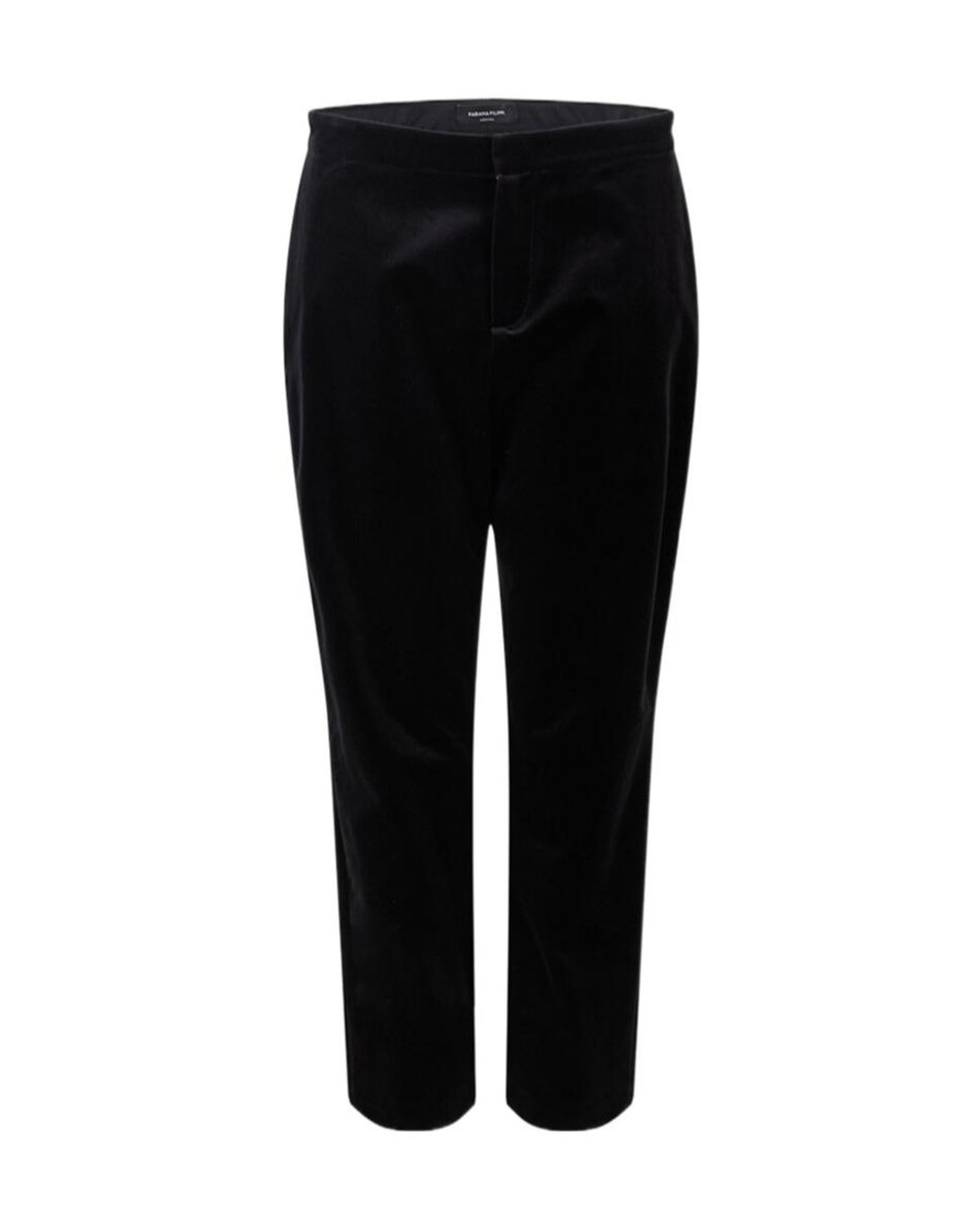 Fabiana Filippi Black Straight-Leg Casual Pants