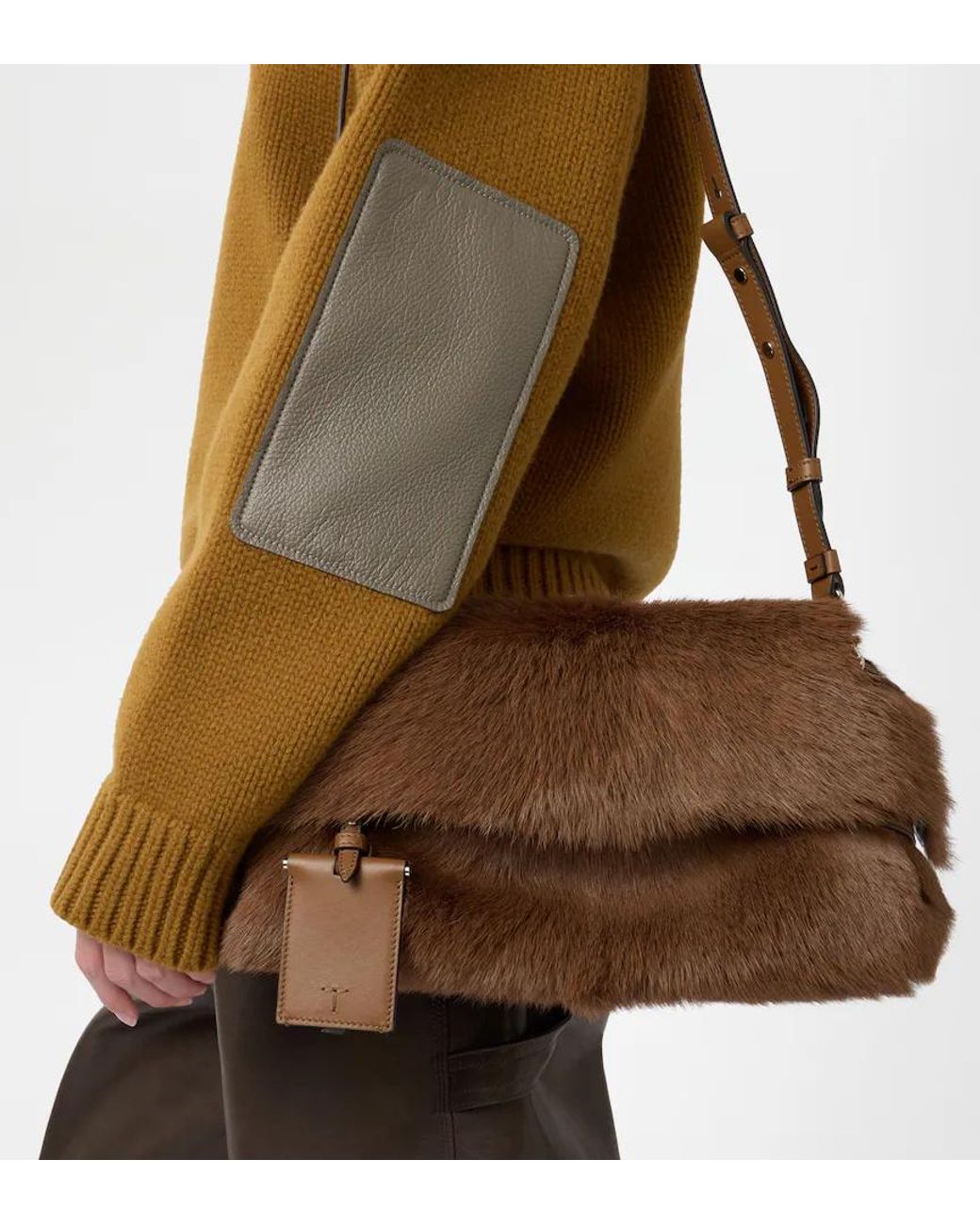 Tod's Brown Wave Pouch