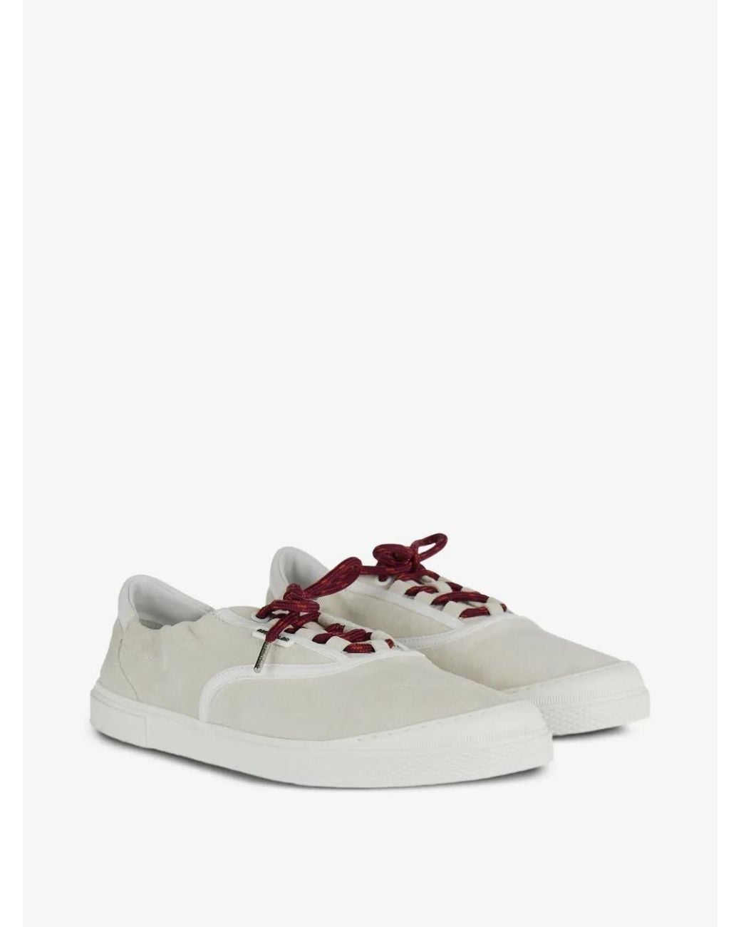 Moncler White Vera Leisure Low-Top Casual Shoes for men