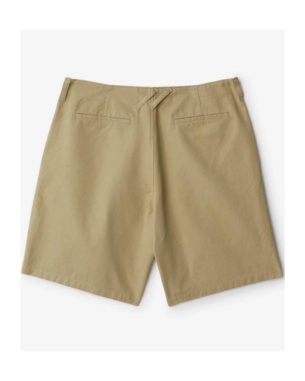 Burberry Natural Cotton-Twill Bermuda Shorts for men