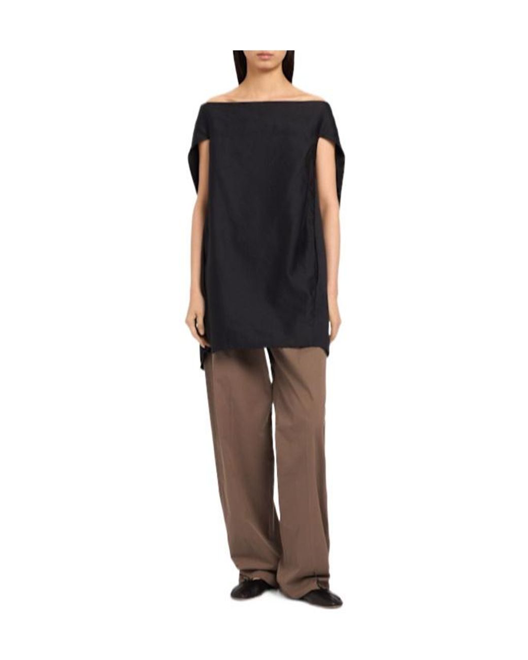The Row Black Pallenberg Heavy Rustic Top