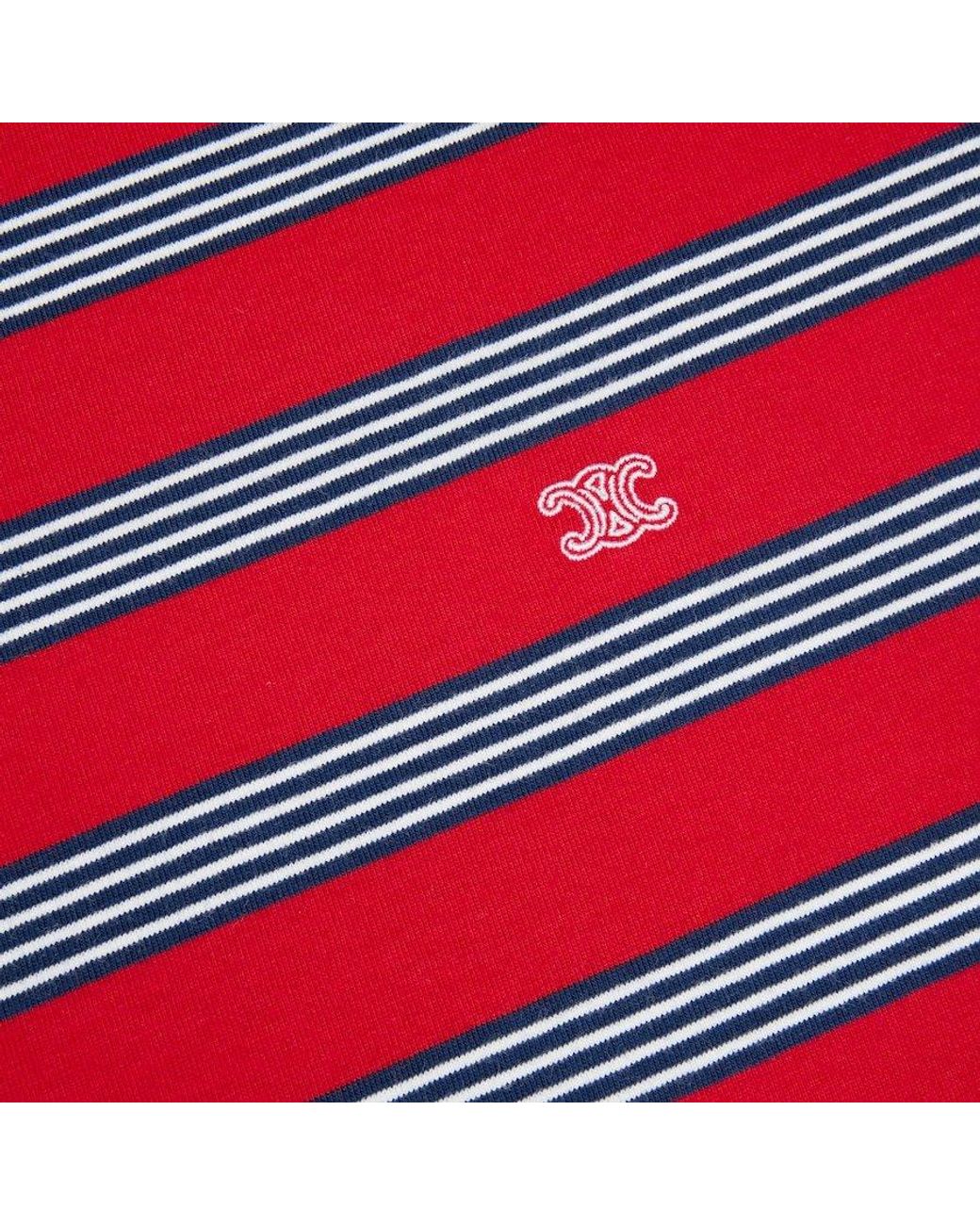 Céline Red Regular T-Shirt for men
