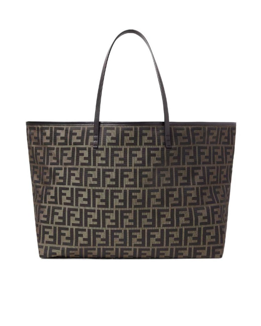 Fendi Black Ff Zucca Superlight Fabric Shopper