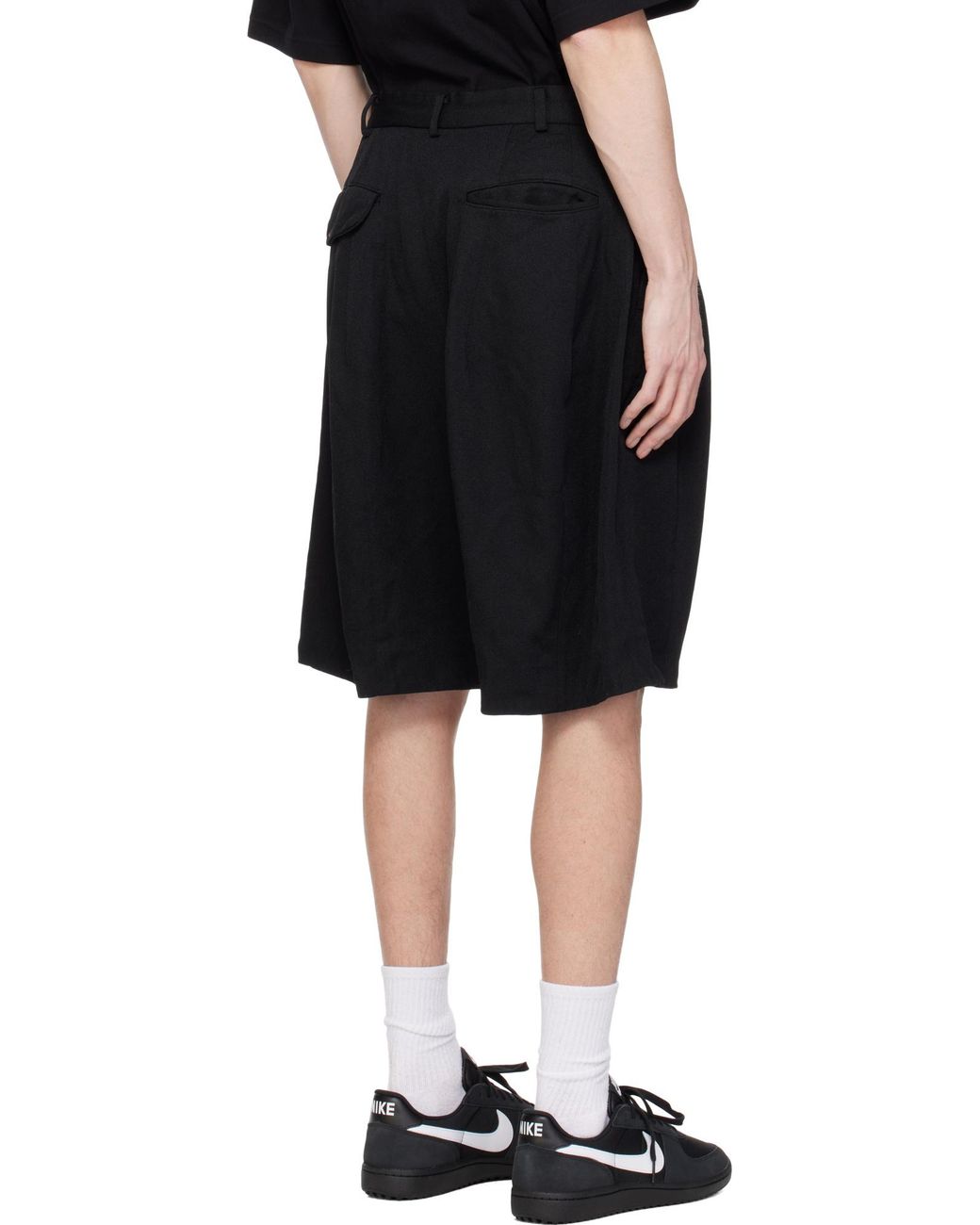 Comme des Garçons Black Tailored Shorts for men