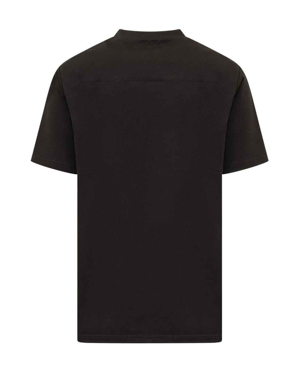 Jil Sander Black Logo Plaque Crewneck T-Shirt for men