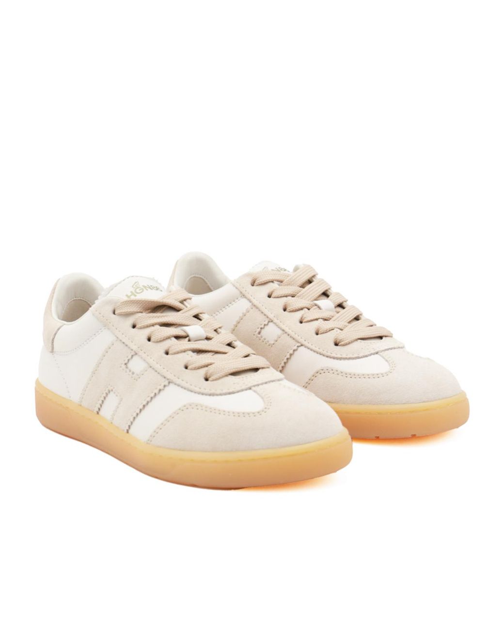 Hogan White Cool Panelled Low-Top Sneakers