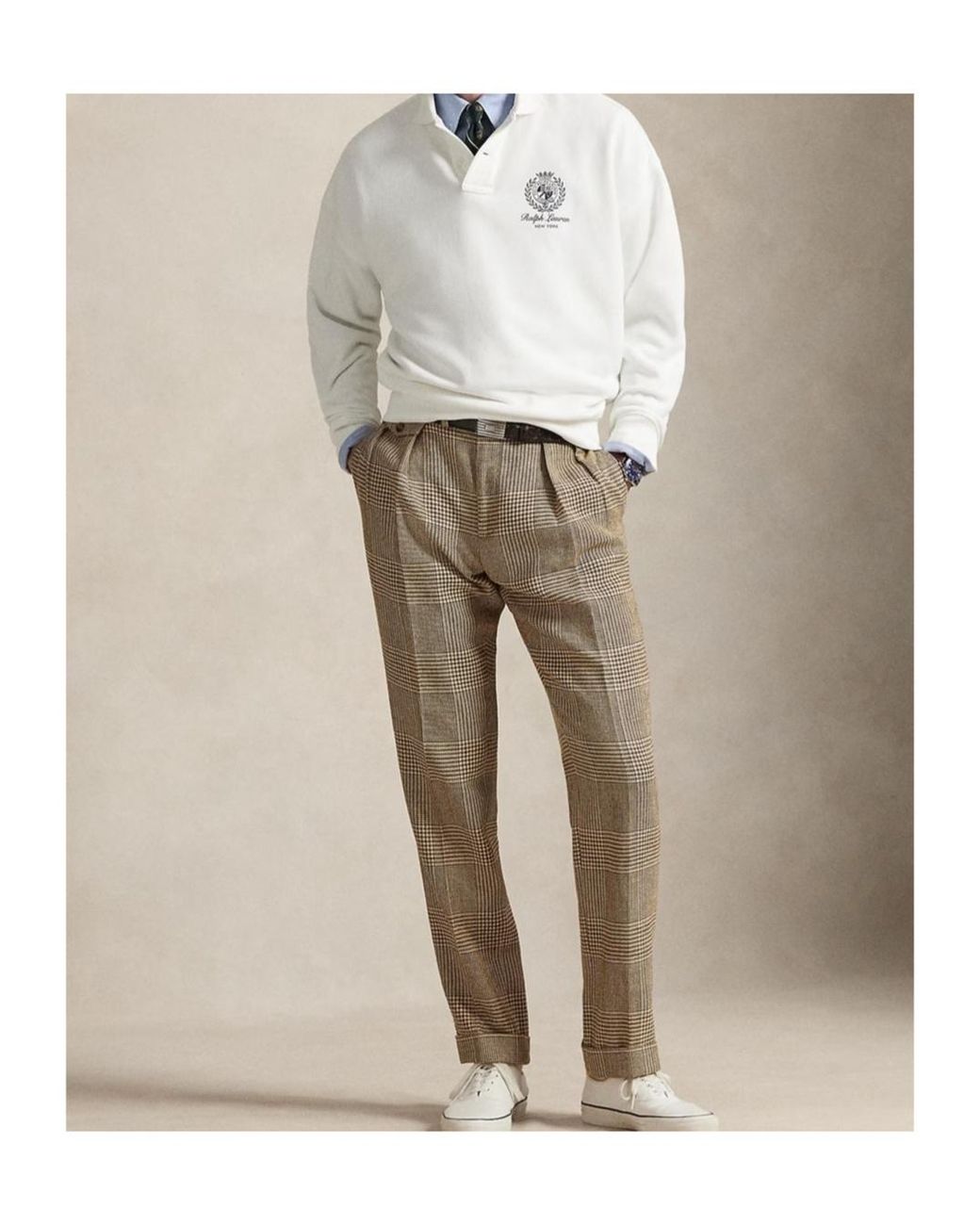 Polo Ralph Lauren White Polo Sweatshirt for men