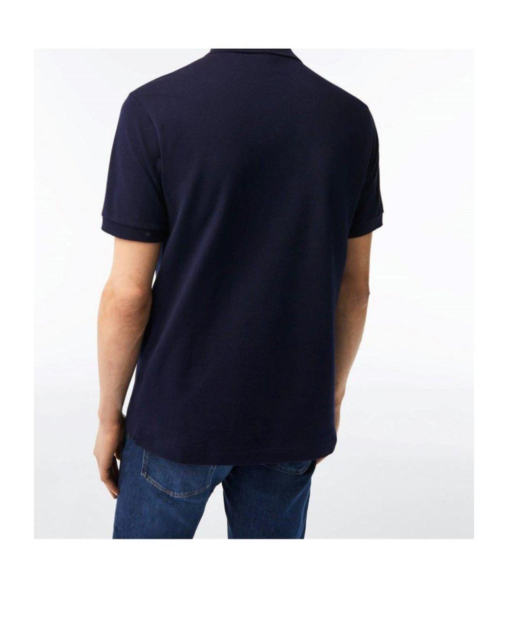 Lacoste Blue Short Sleeve Polo Shirt for men