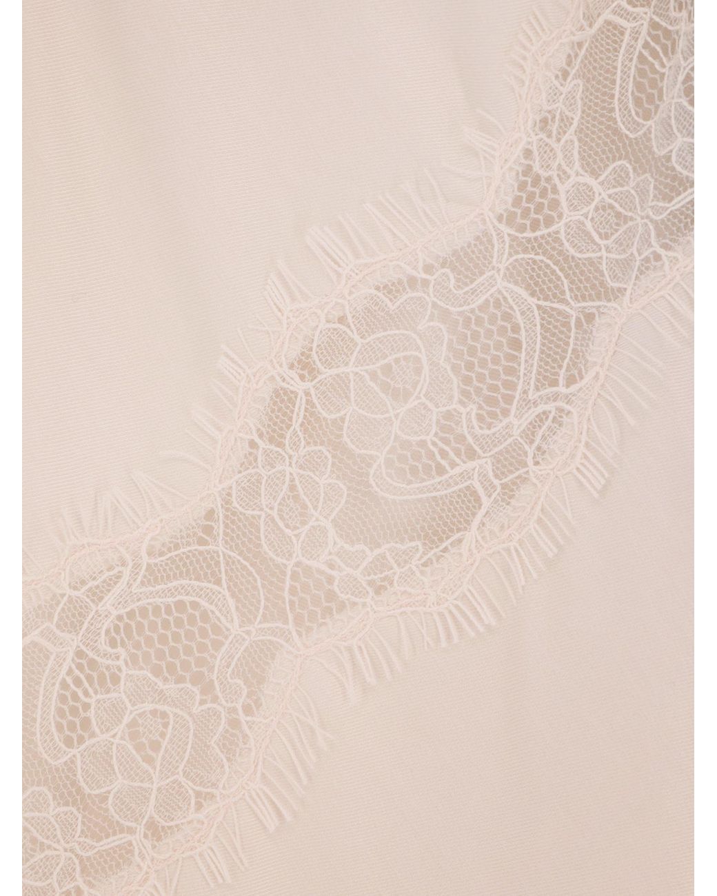Pinko Natural Lydia Lace Detailed Top