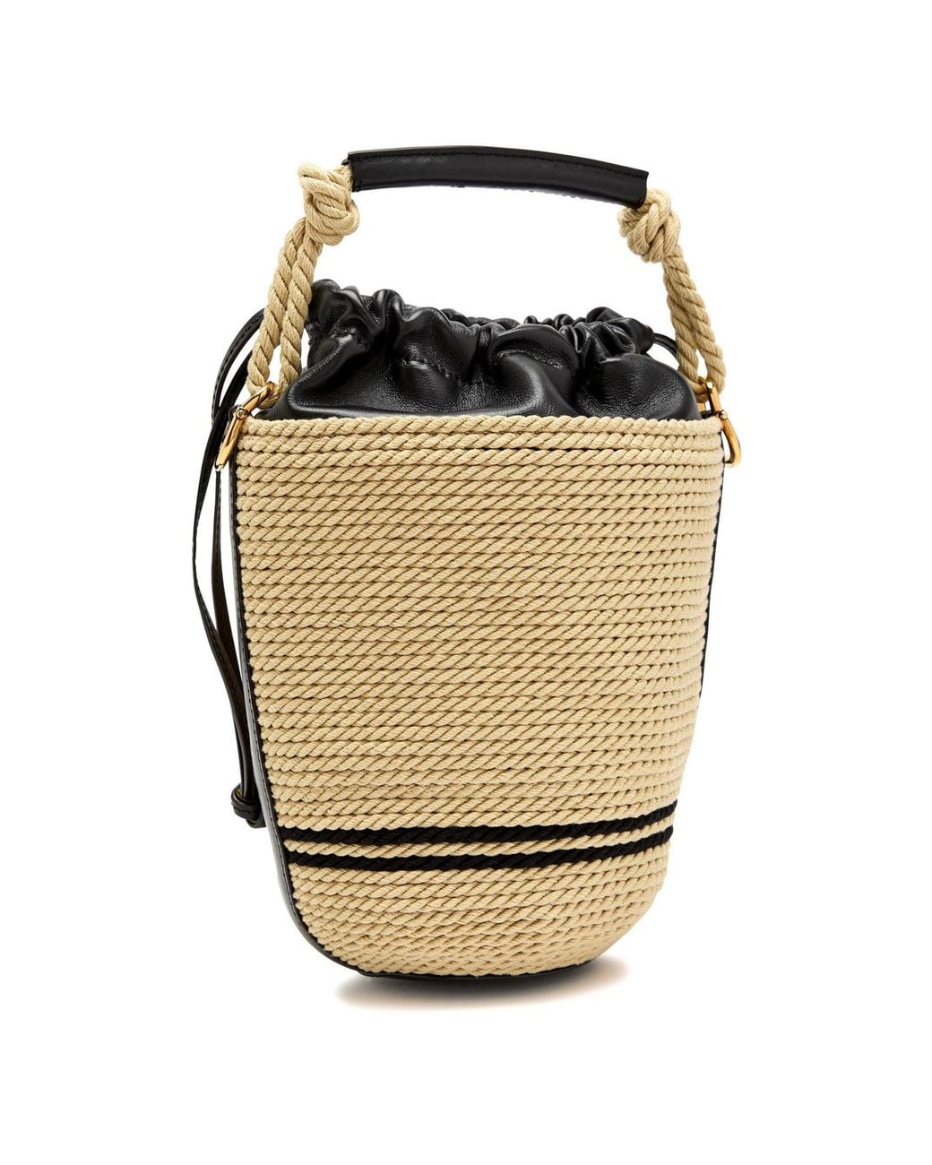 Chloé Multicolor Straw Bucket Bag