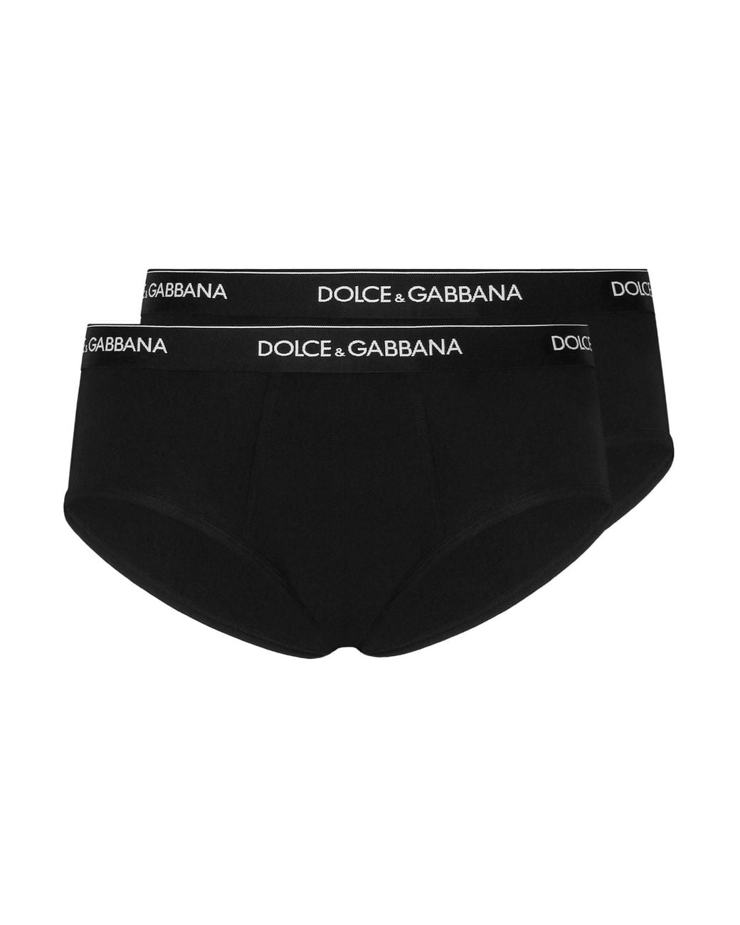 Dolce & Gabbana Black Logo Waist Boxers for men
