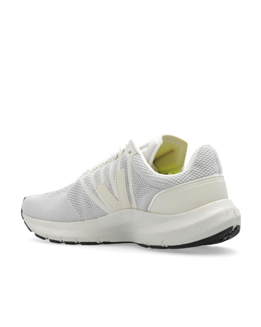 Veja White Logo Patch Lace-Up Sneakers for men
