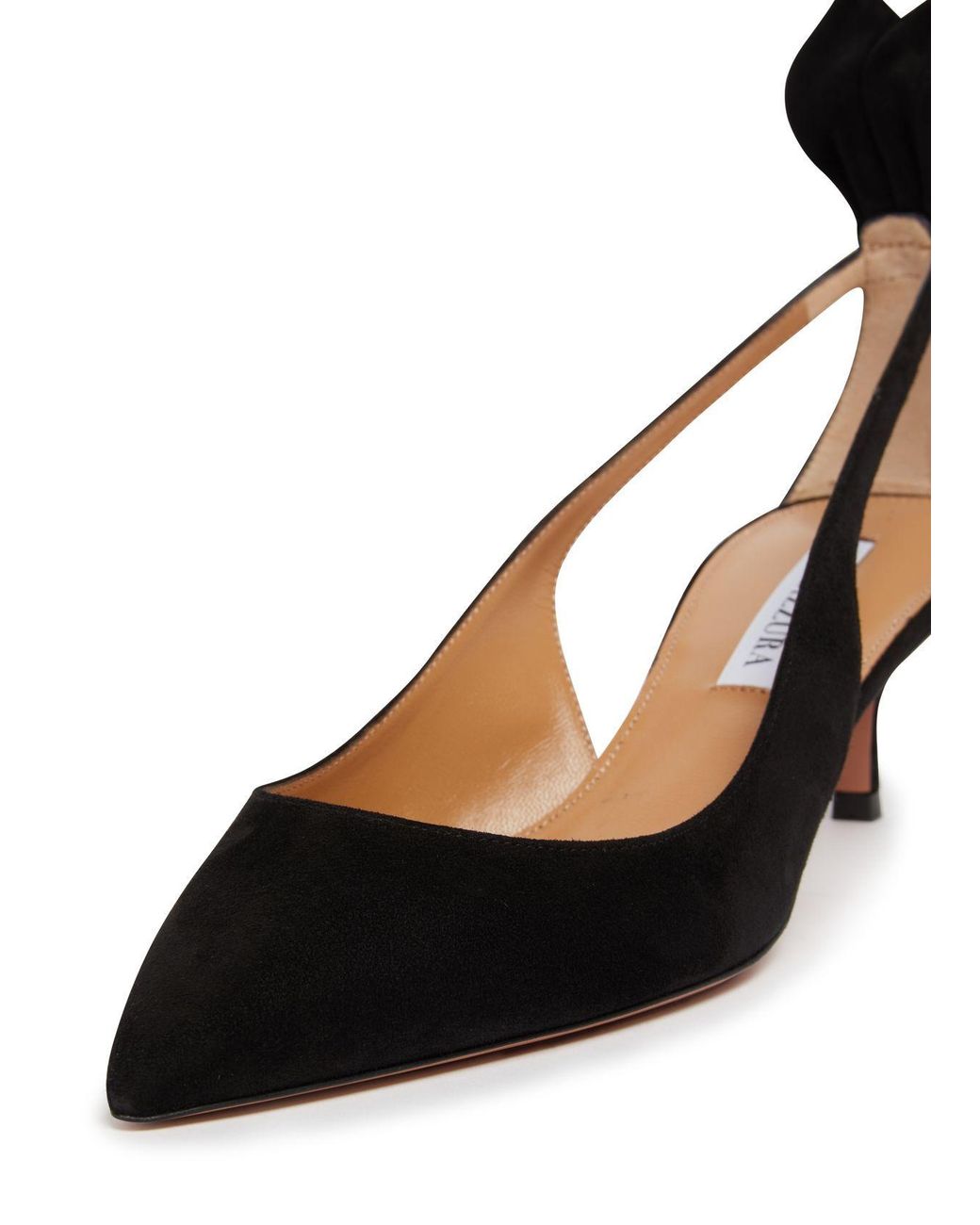 Aquazzura Black Pointed High Heels