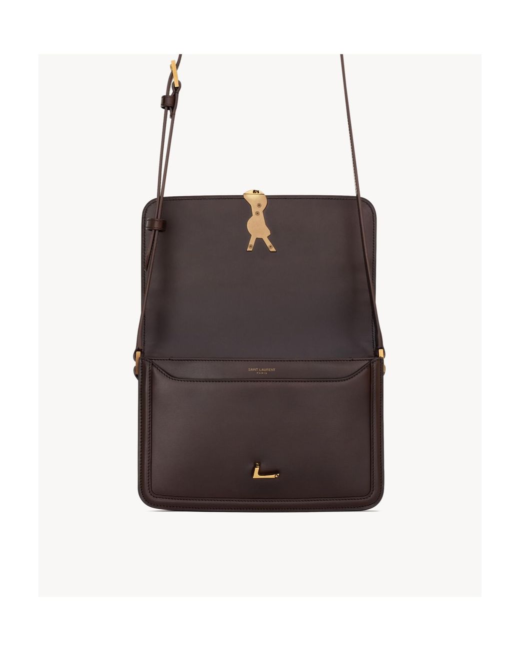 Saint Laurent White Solferino Medium Satchel for men