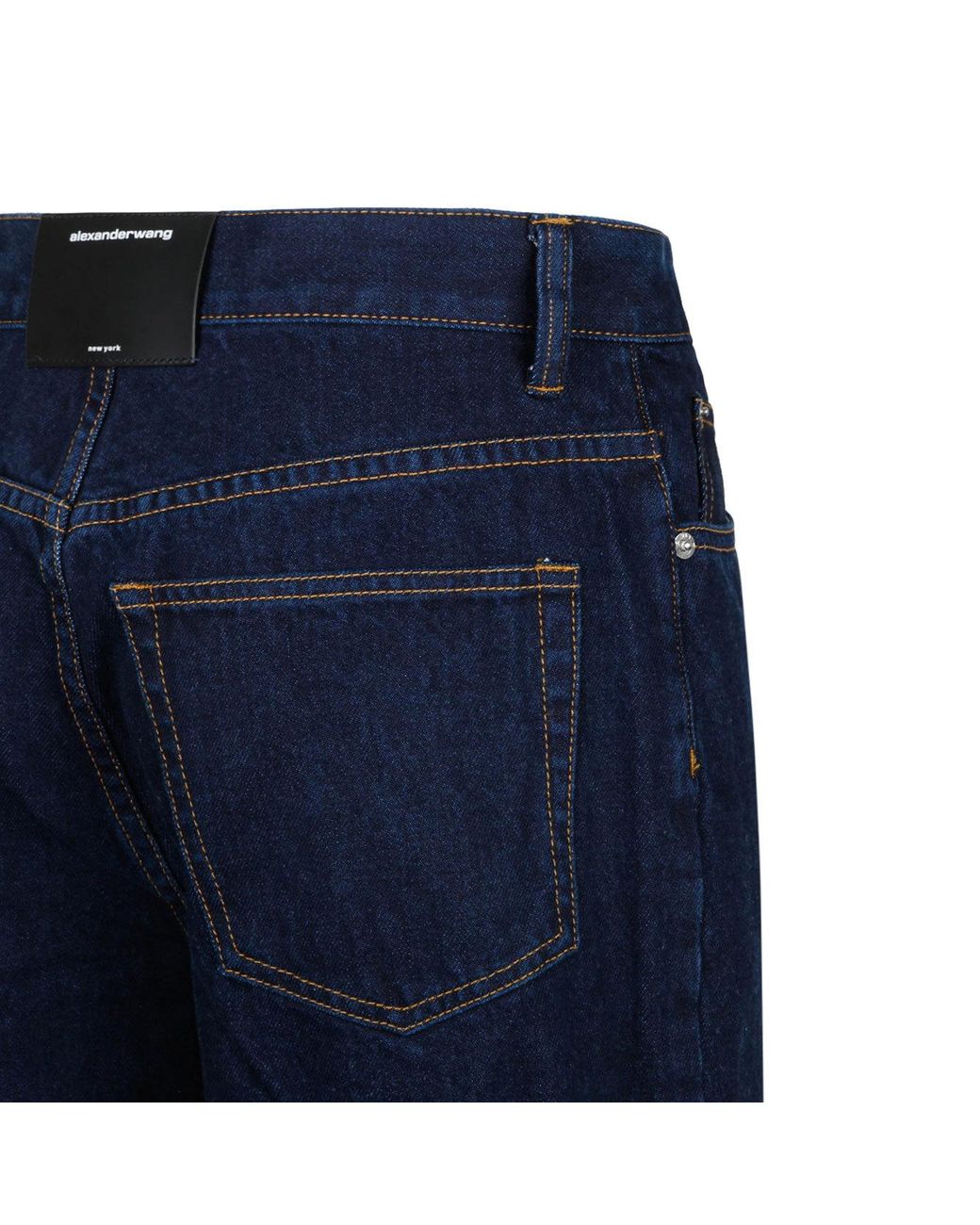 Alexander Wang Blue Straight-Leg Jeans