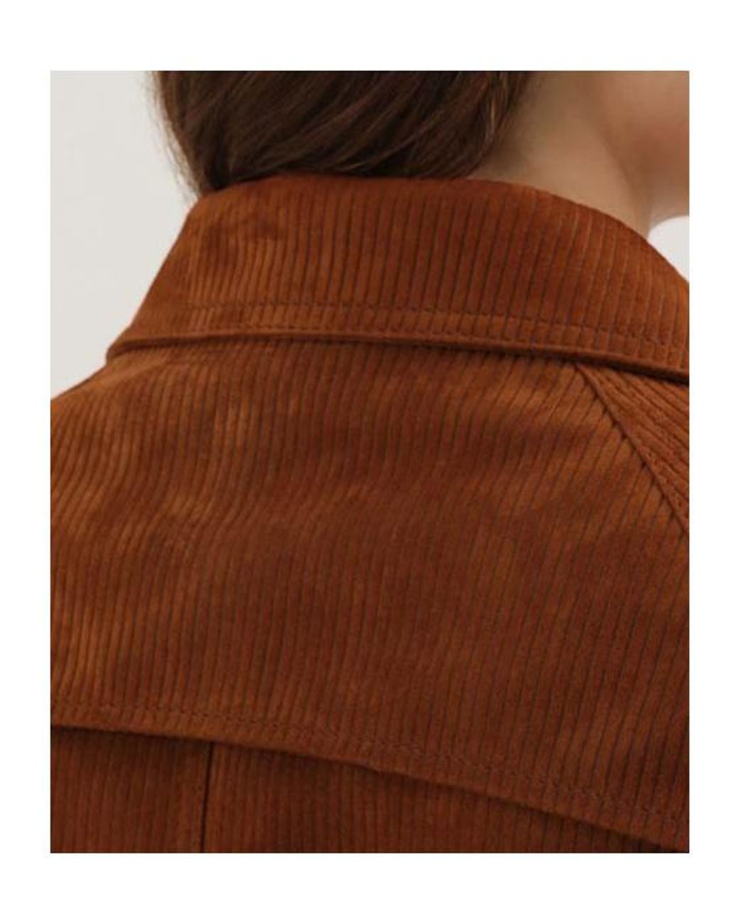 1989 STUDIO Brown Textured Longline Coat