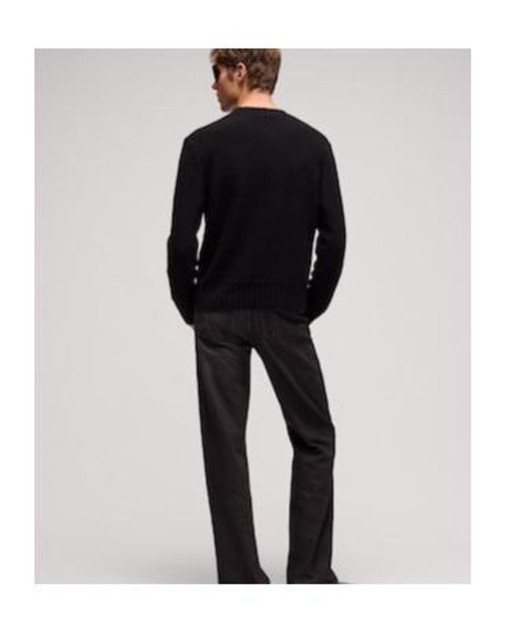 Gucci Black Logo Embroidered Knitted Jumper for men
