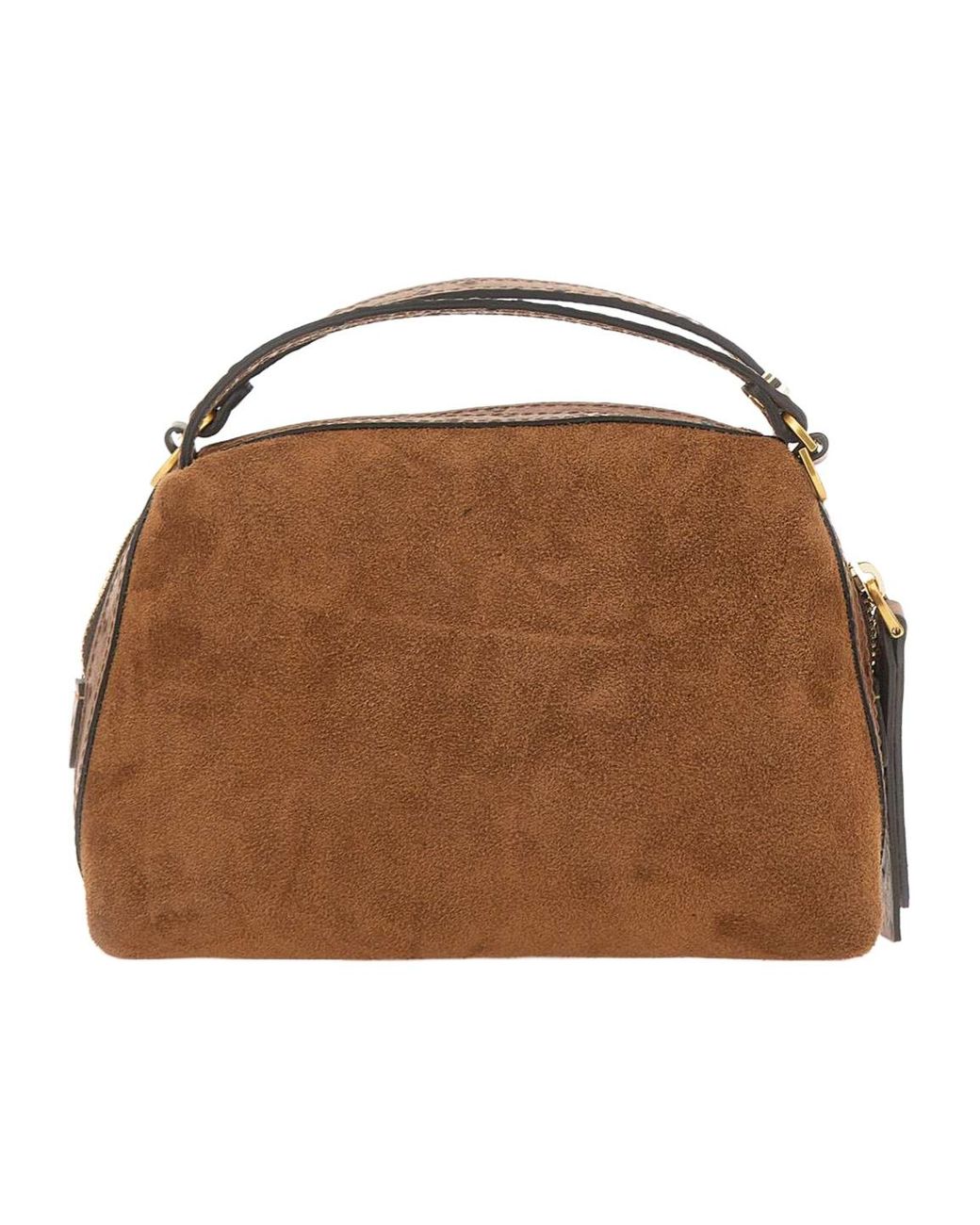 Gianni Chiarini Brown Alifa Ostrich-Effect Tote Bag
