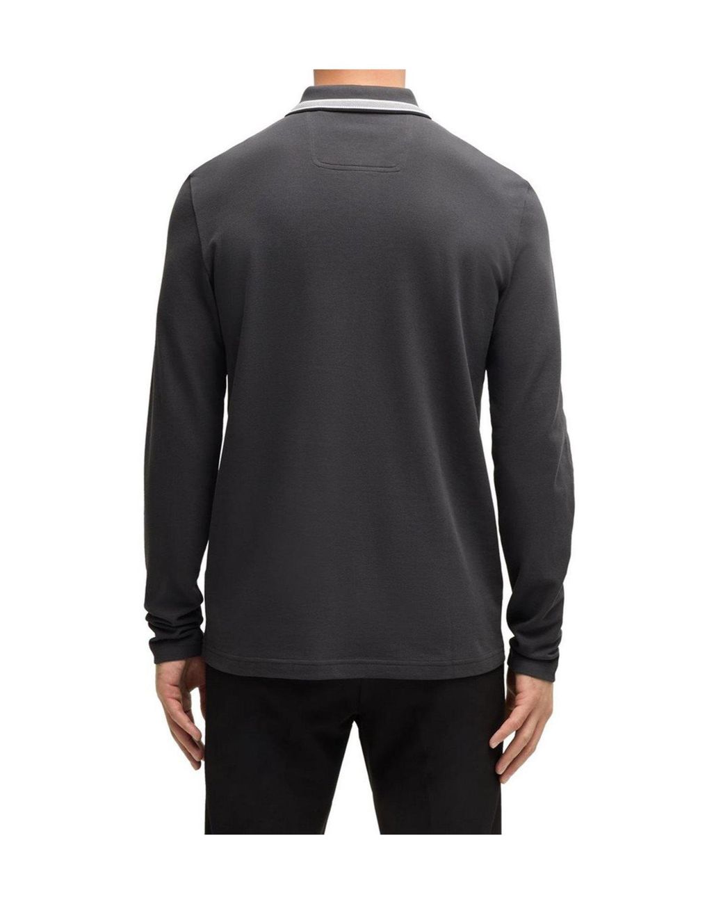 Boss Black Longsleeve Polo Shirt for men