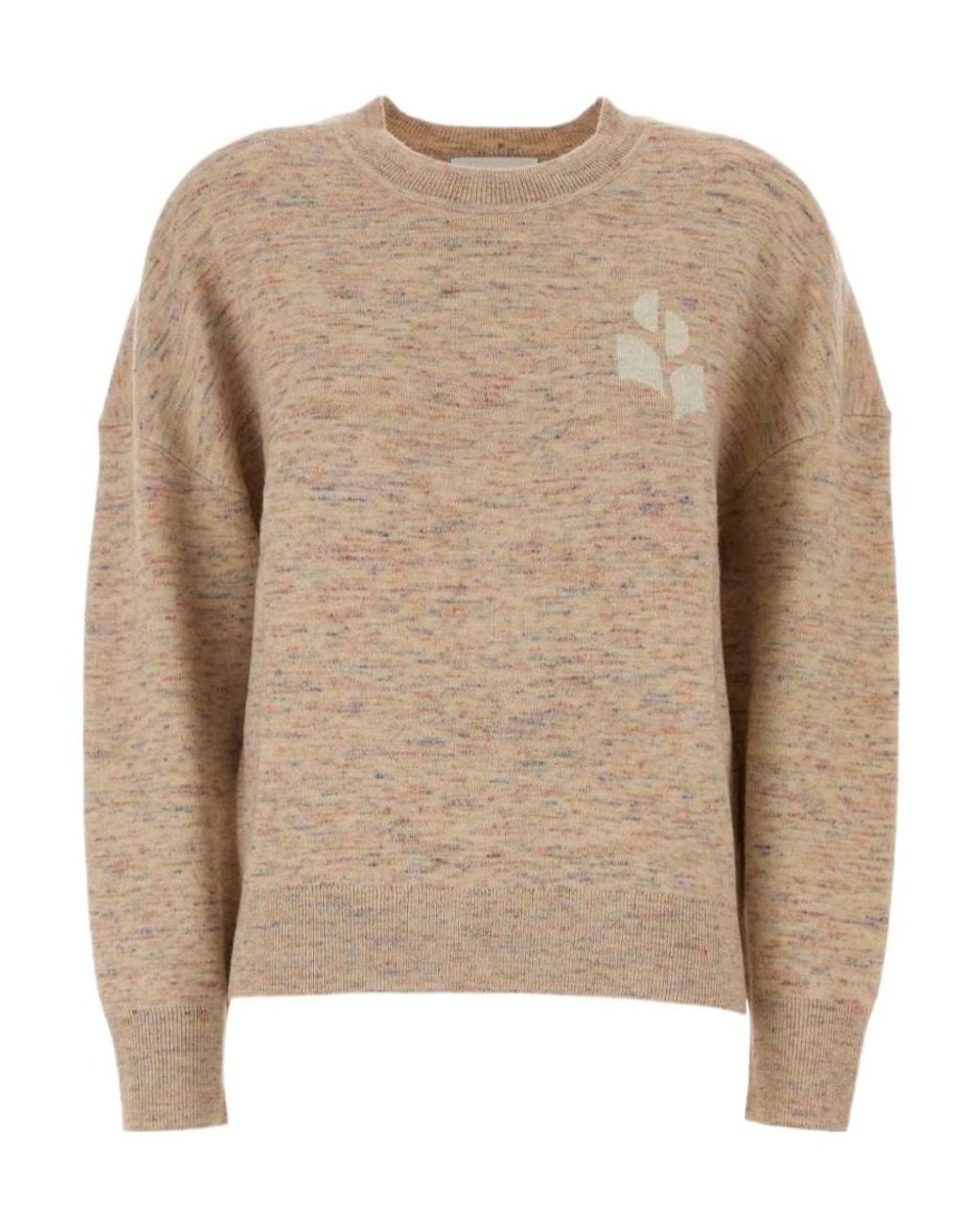 Isabel Marant Natural Isabel Marant Étoile Atlee Logo Knitted Jumper