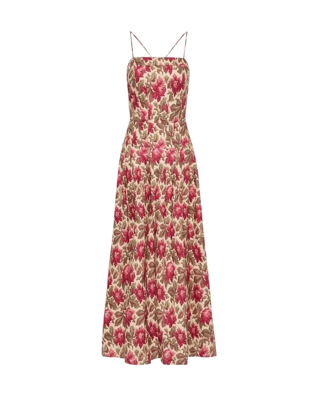 Posse Red Patterned Dress