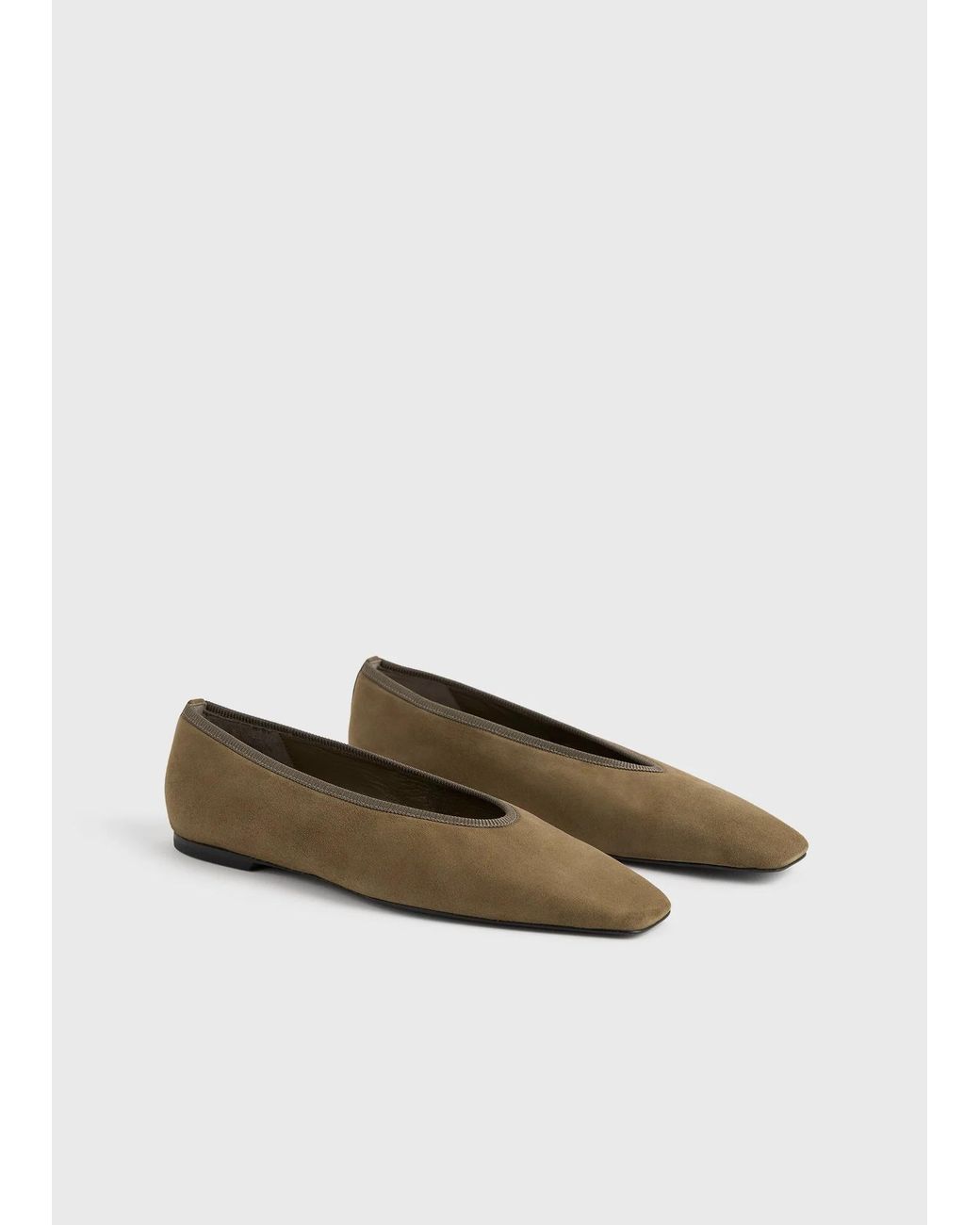 Totême Brown Totême Minimalist Ballerinas