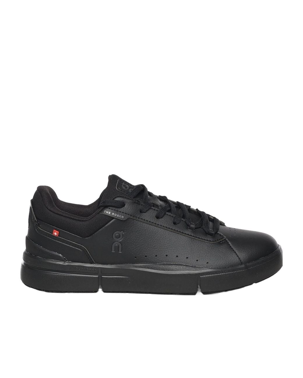 On Shoes Black The Roger Advantage Low-Top Sneakers for men