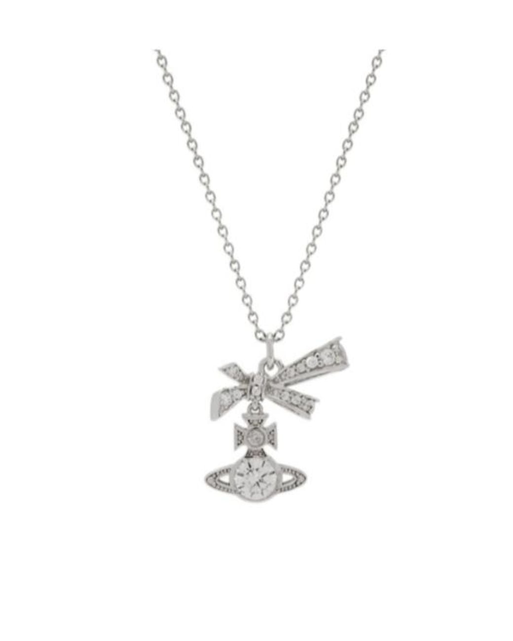 Vivienne Westwood Metallic Angelique Pendant Necklace