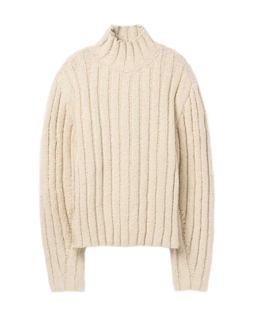 Séfr Natural Ribbed Acquiles Sweater for men