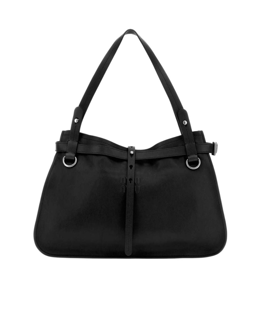 Miu Miu Black Double-Handled Handbag