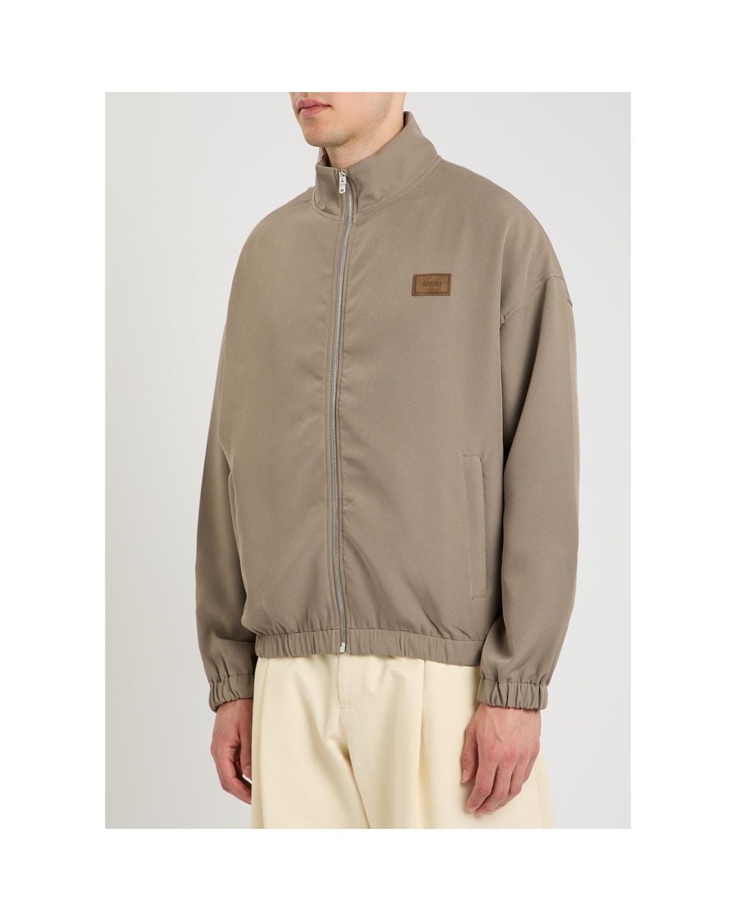 Amiri Natural High-Neck Casual Jacket for men