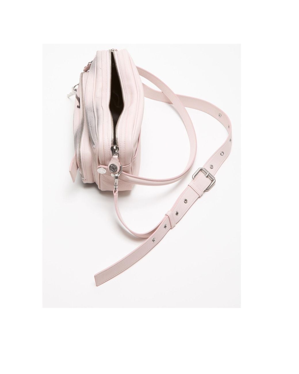 Acne Gray Logo-Print Shoulder Bag for men