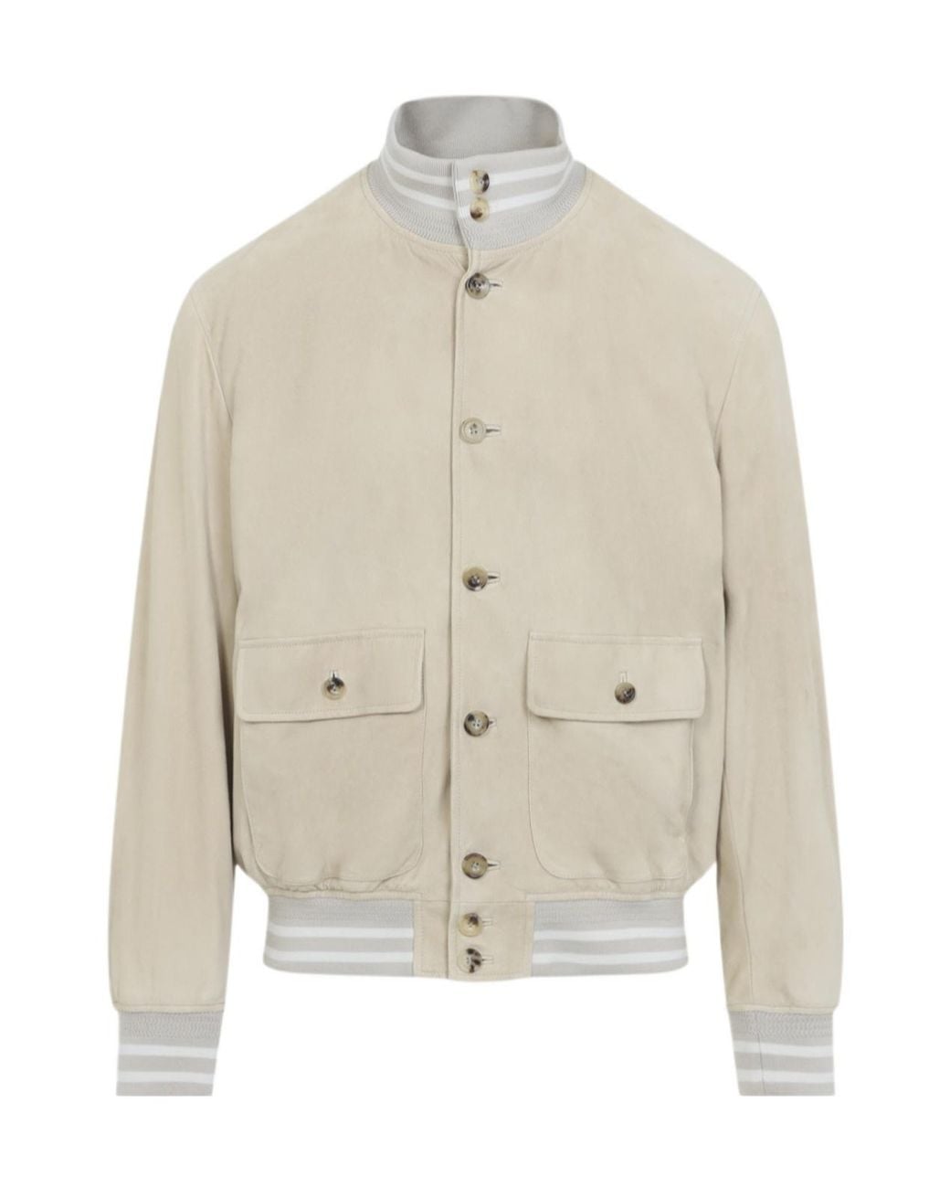 Ralph Lauren Natural Suede Bomber Jacket for men