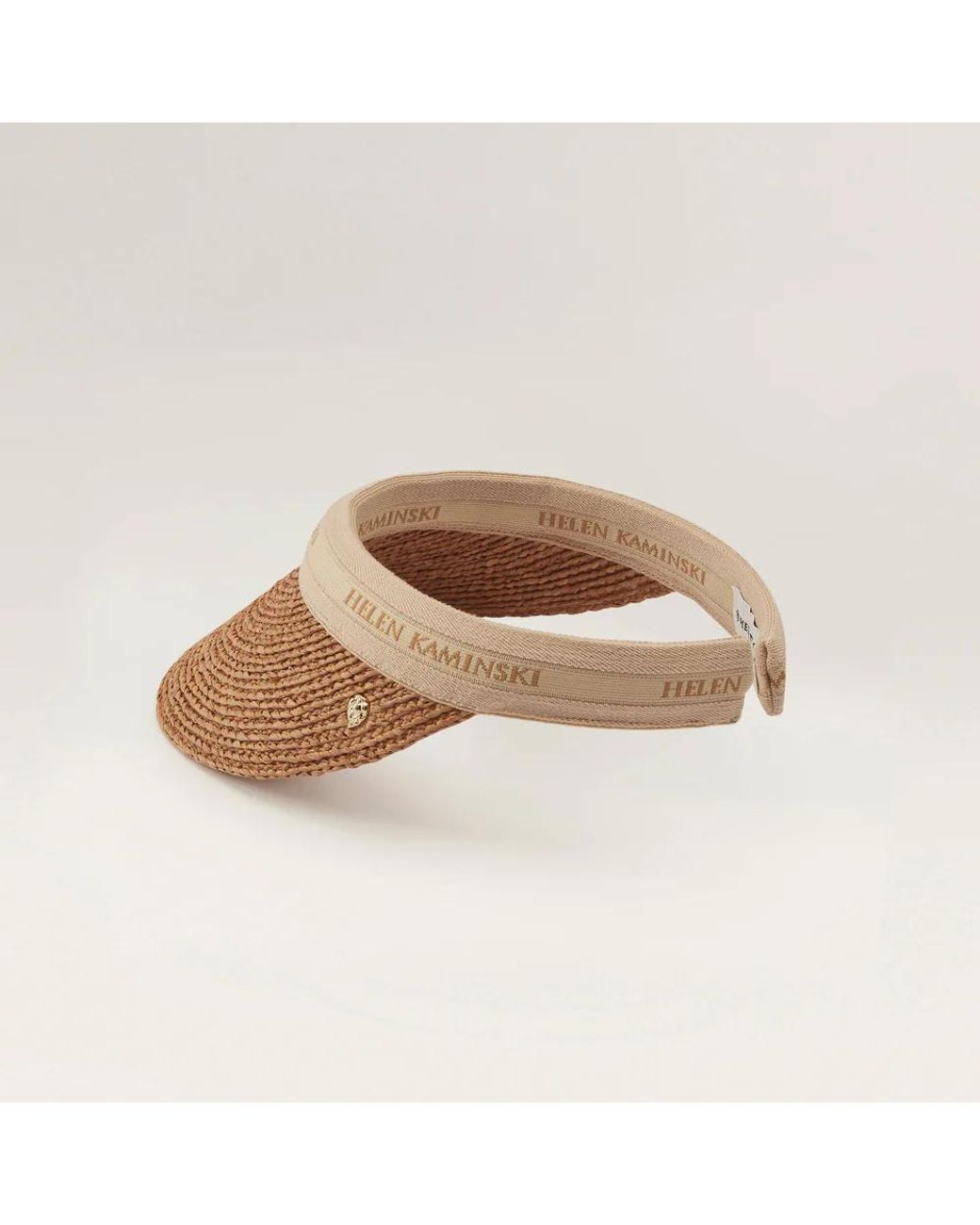 Helen Kaminski Brown Bianca 8 Visor Hat