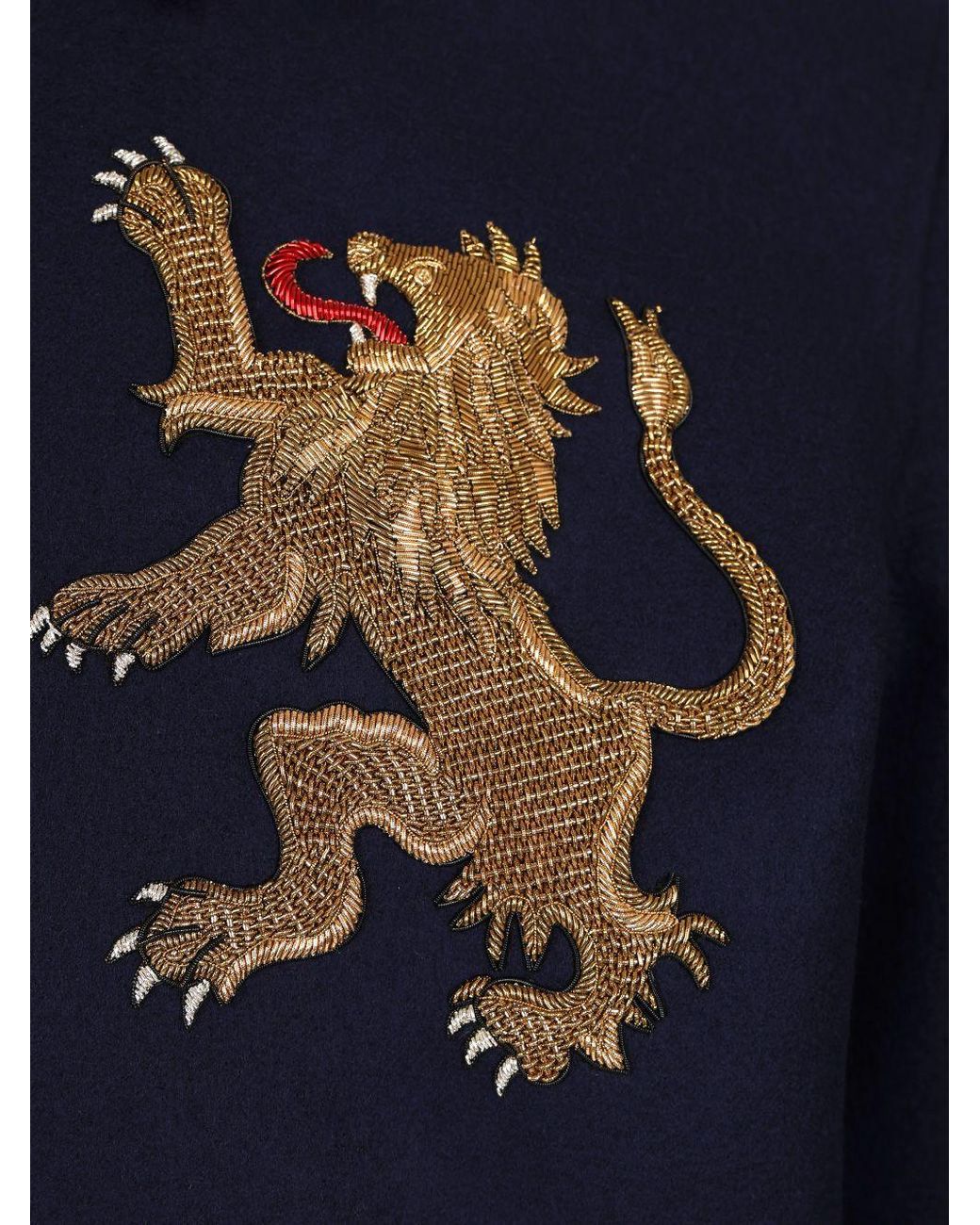 Céline Blue Lion Teddy Jacket for men