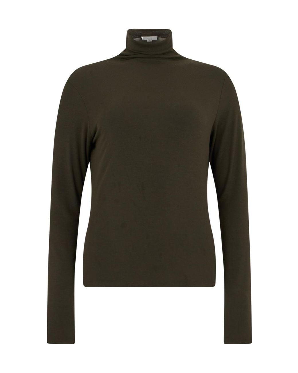 Vince Green Long-Sleeve Turtleneck Top
