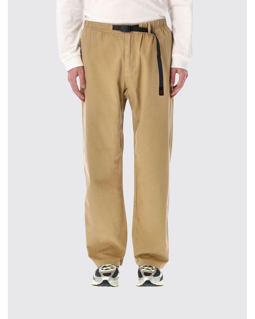 Gramicci Natural Elasticated Belted Pants for men