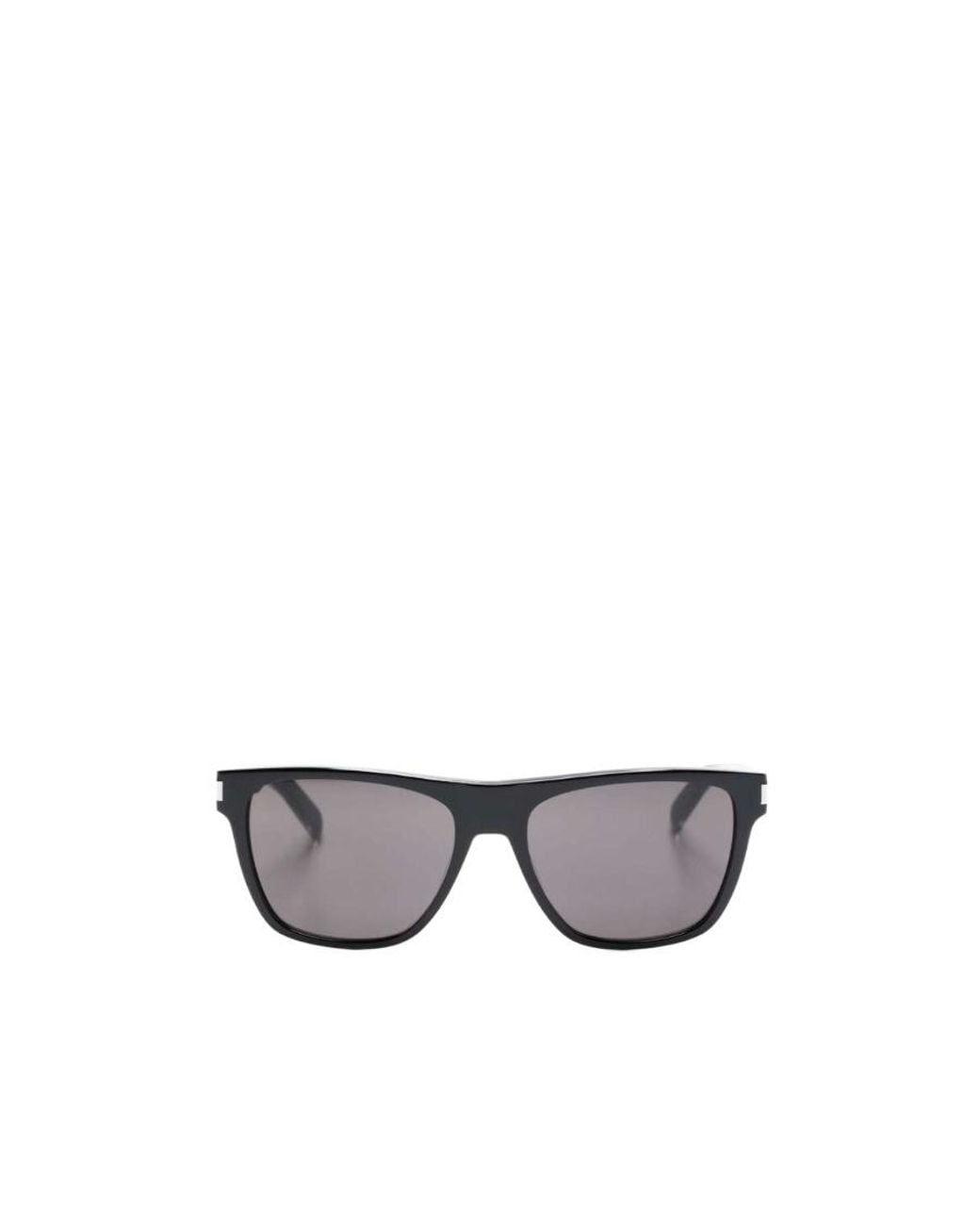 Saint Laurent Gray Eyewear Square Frame Sunglasses for men