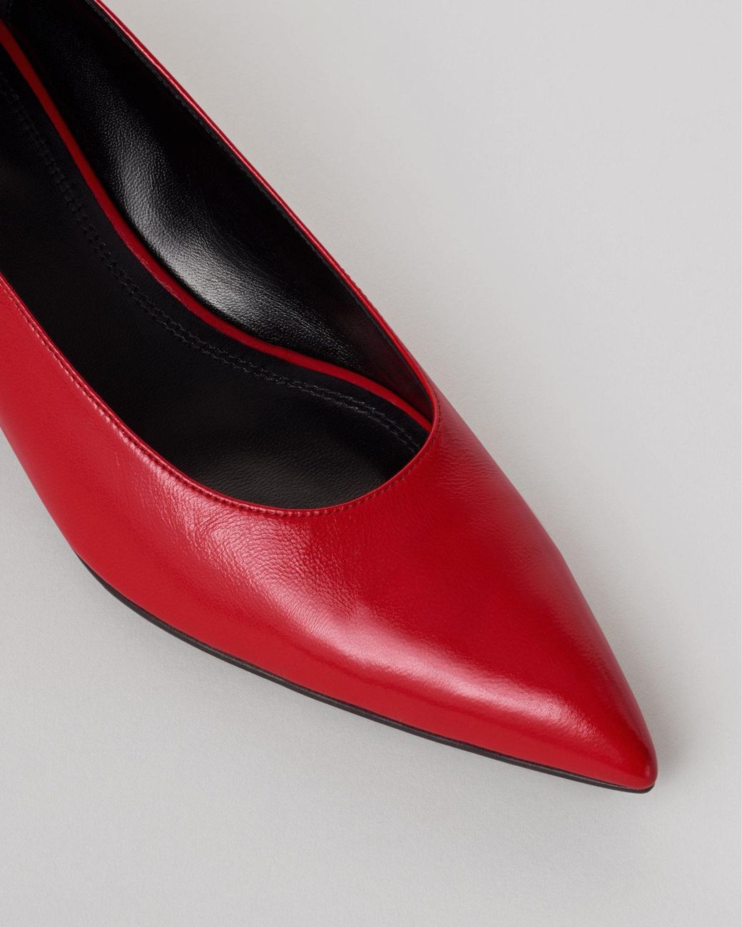 Céline Red Kitten Pump