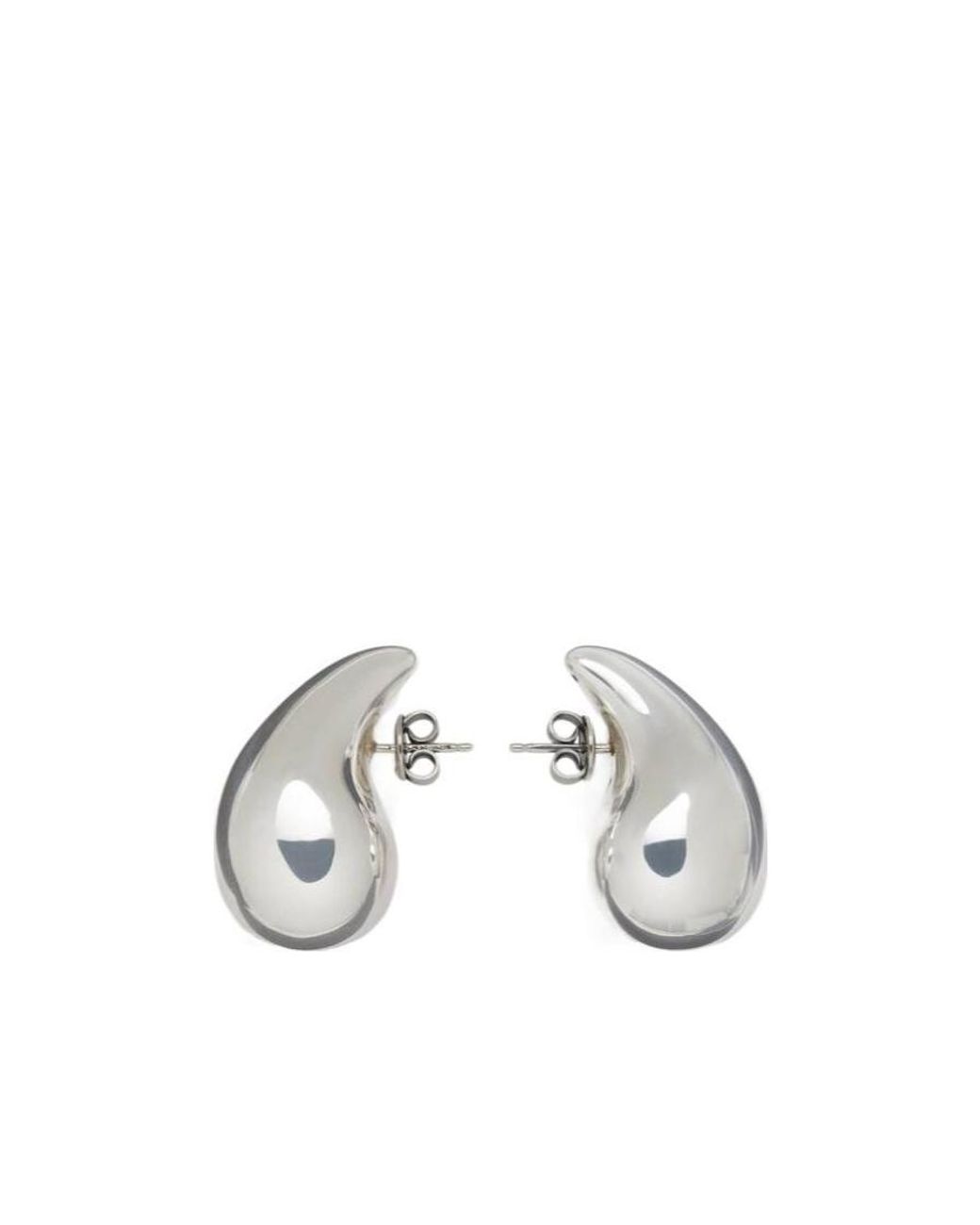 Bottega Veneta Metallic Drop Small Earrings