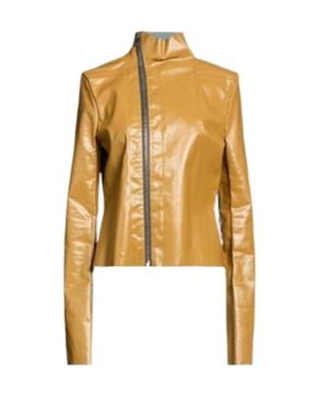Rick Owens Yellow Denim Outerwear