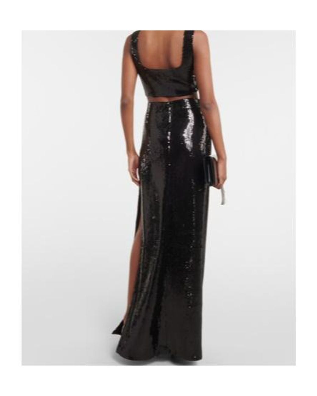Galvan Black Sequin Top